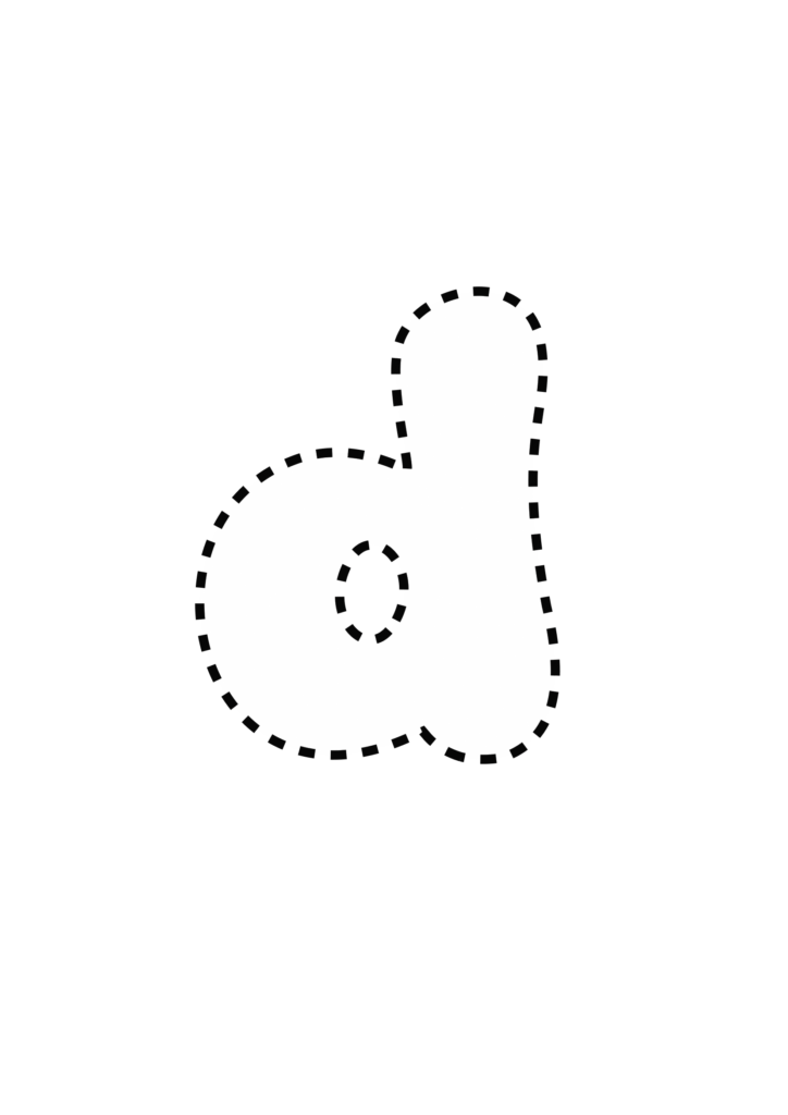 Funky Smiley Bubble Letter d