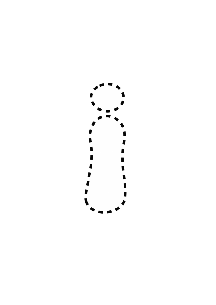 Funky Smiley Bubble Letter i