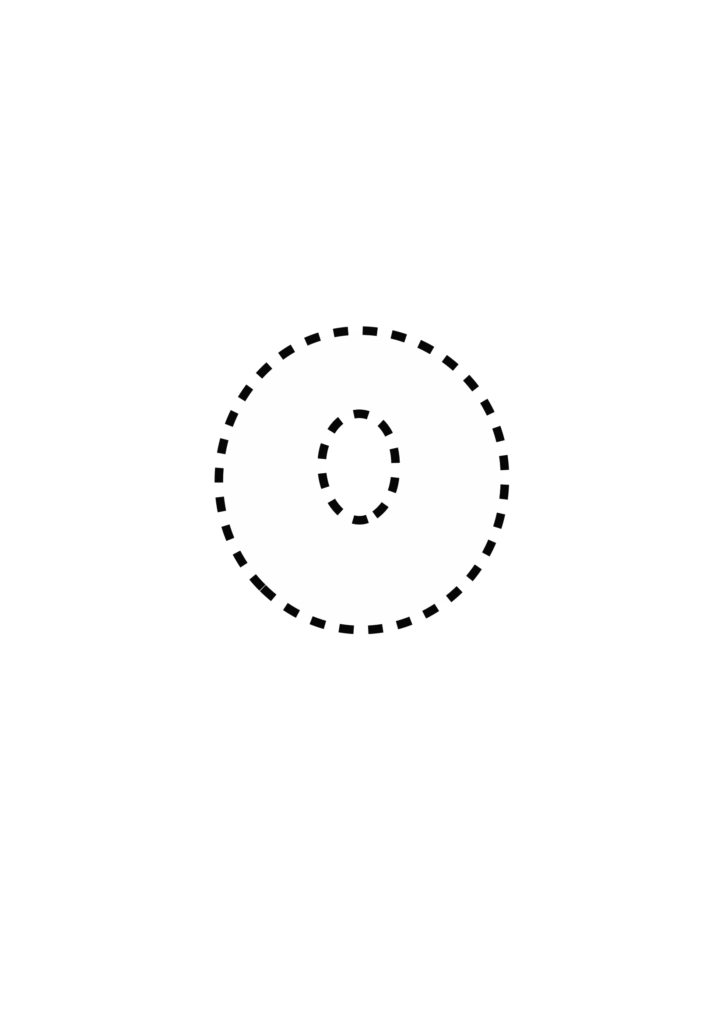 Funky Smiley Bubble Letter o
