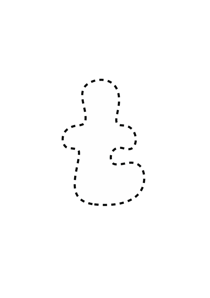 Funky Smiley Bubble Letter t