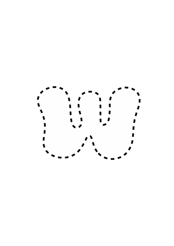Funky Smiley Bubble Letter w