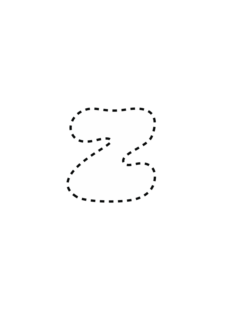 Funky Smiley Bubble Letter z