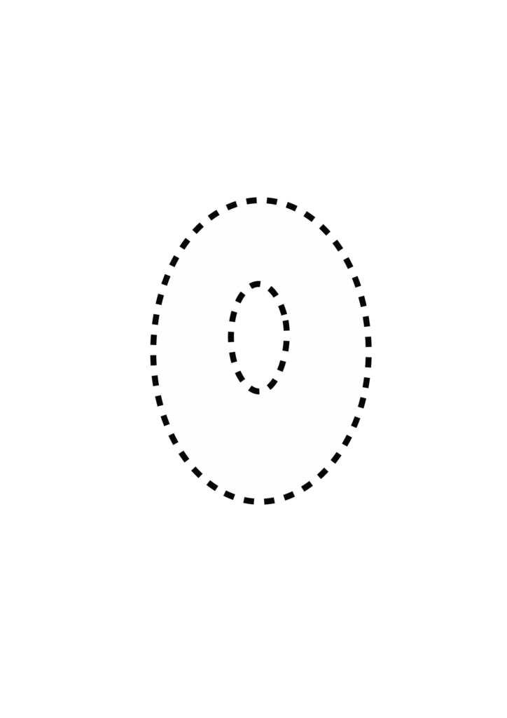 Funky Smiley Uppercase Bubble Letter O