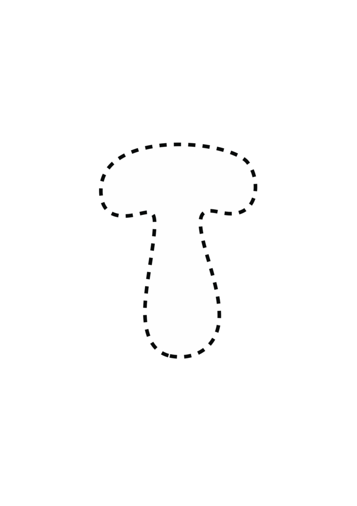 Funky Smiley Uppercase Bubble Letter T