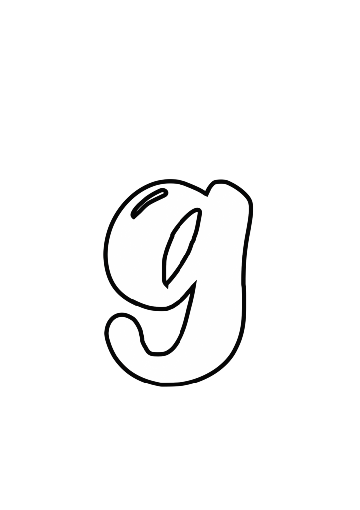 Magic Bubble Letter g