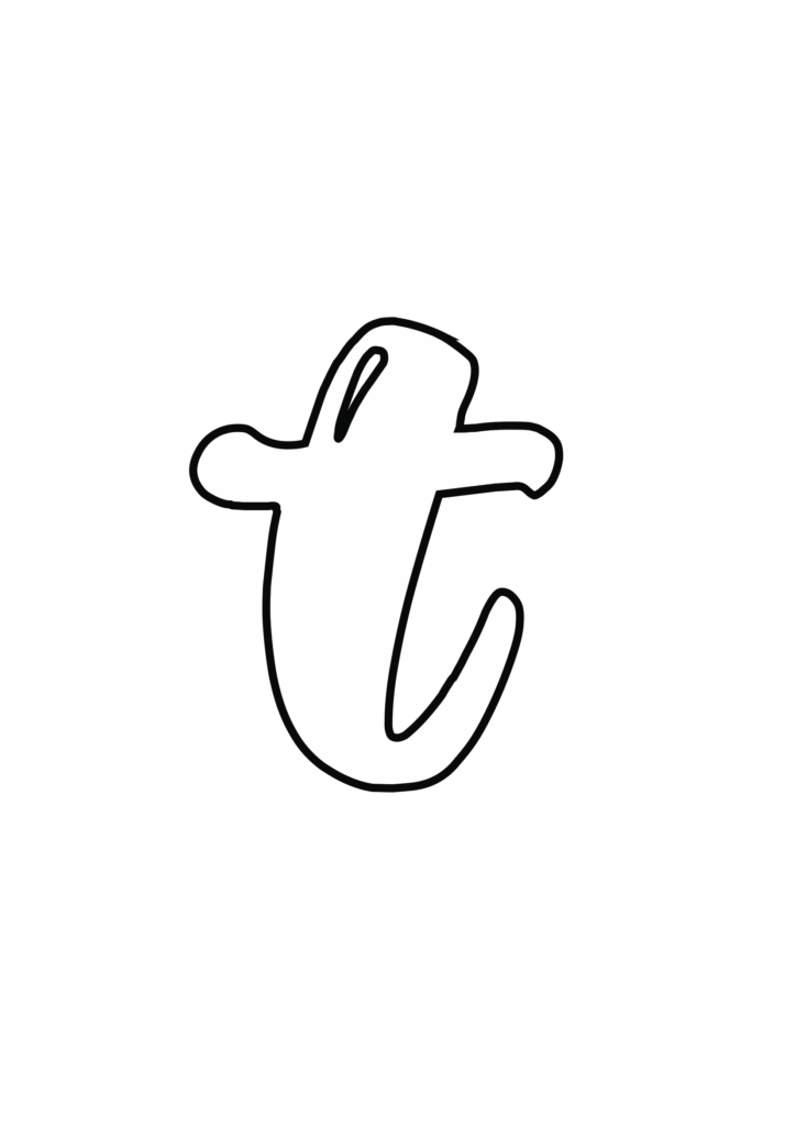 Magic Bubble Letter t