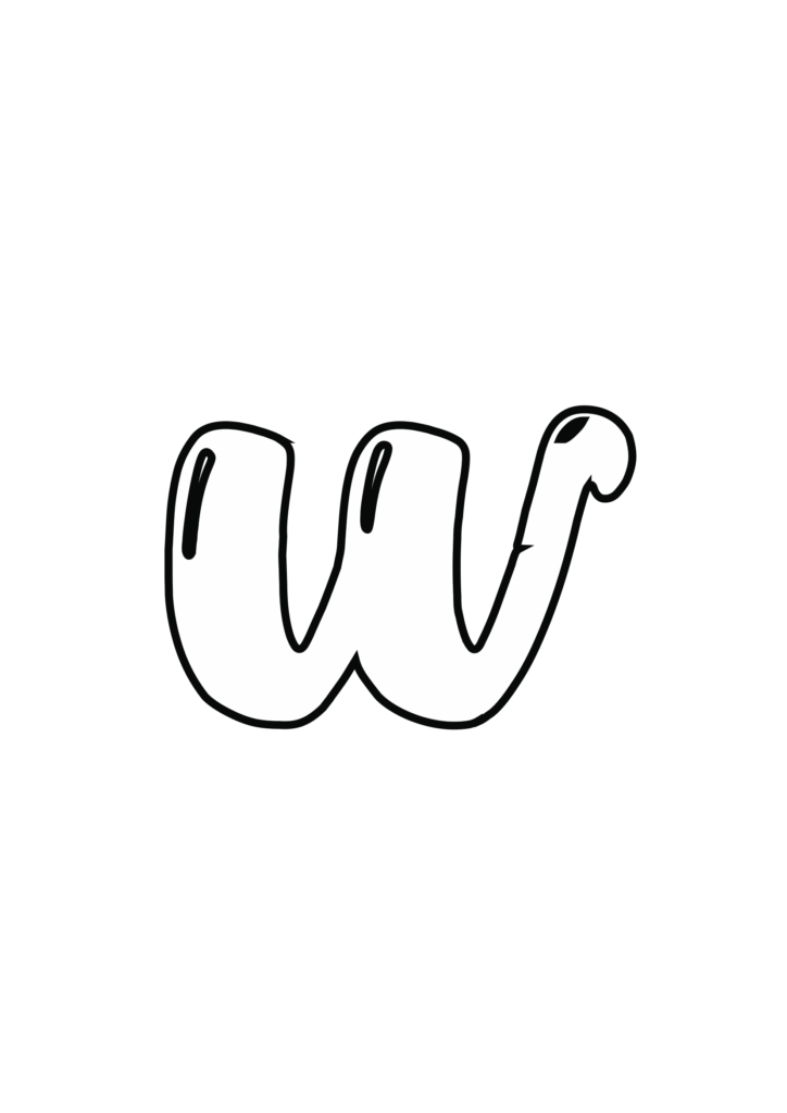 Magic Bubble Letter w