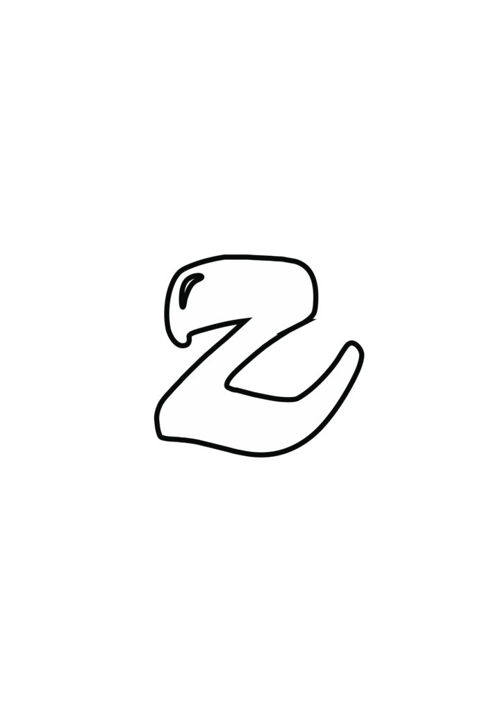 Magic Bubble Letter z
