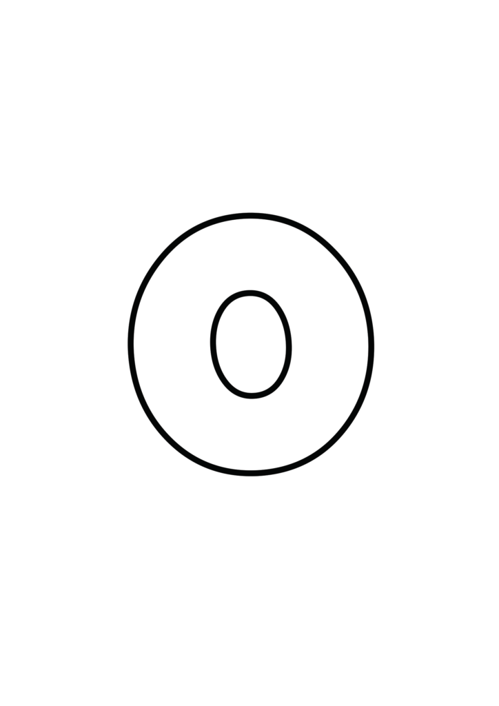 Porky's font Bubble letter o