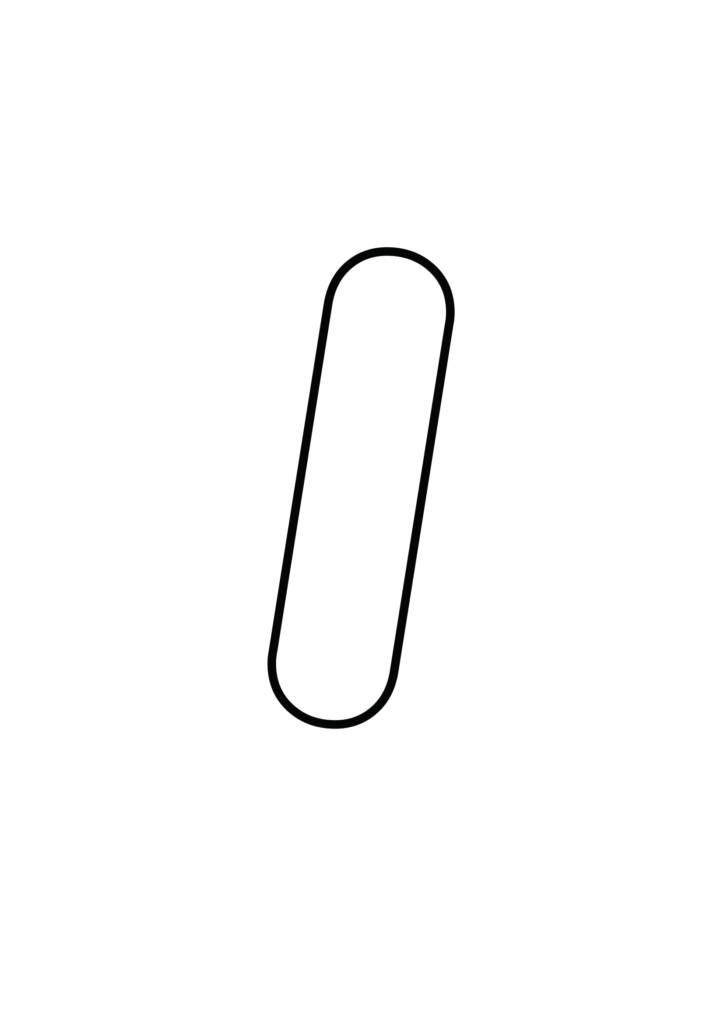 Porky's font Uppercase Bubble letter I