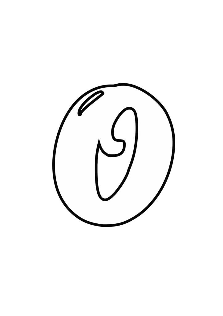 Uppercase Magic Bubble Letter O